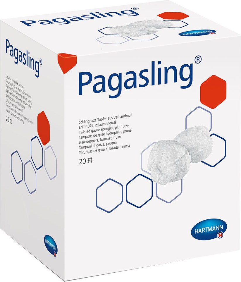 Pagasling Mulltupfer Gr.3 pflaumengroß steril 20x5 St Tupfer