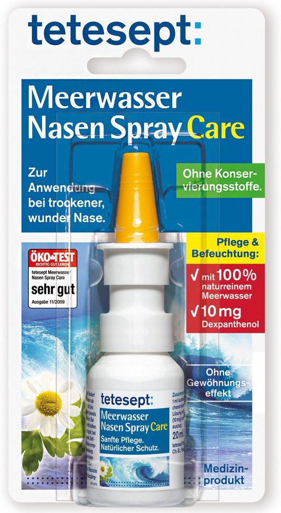 Tetesept Meerwasser care Nasenspray 20 ml