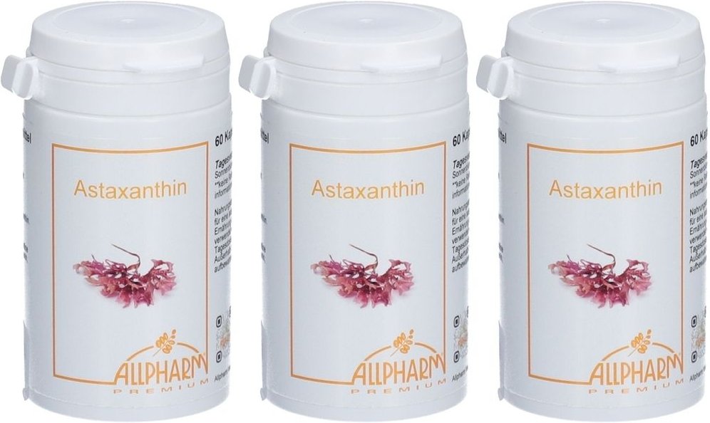 Astaxanthin Allpharm Premium Kapseln 3x 3x60 St