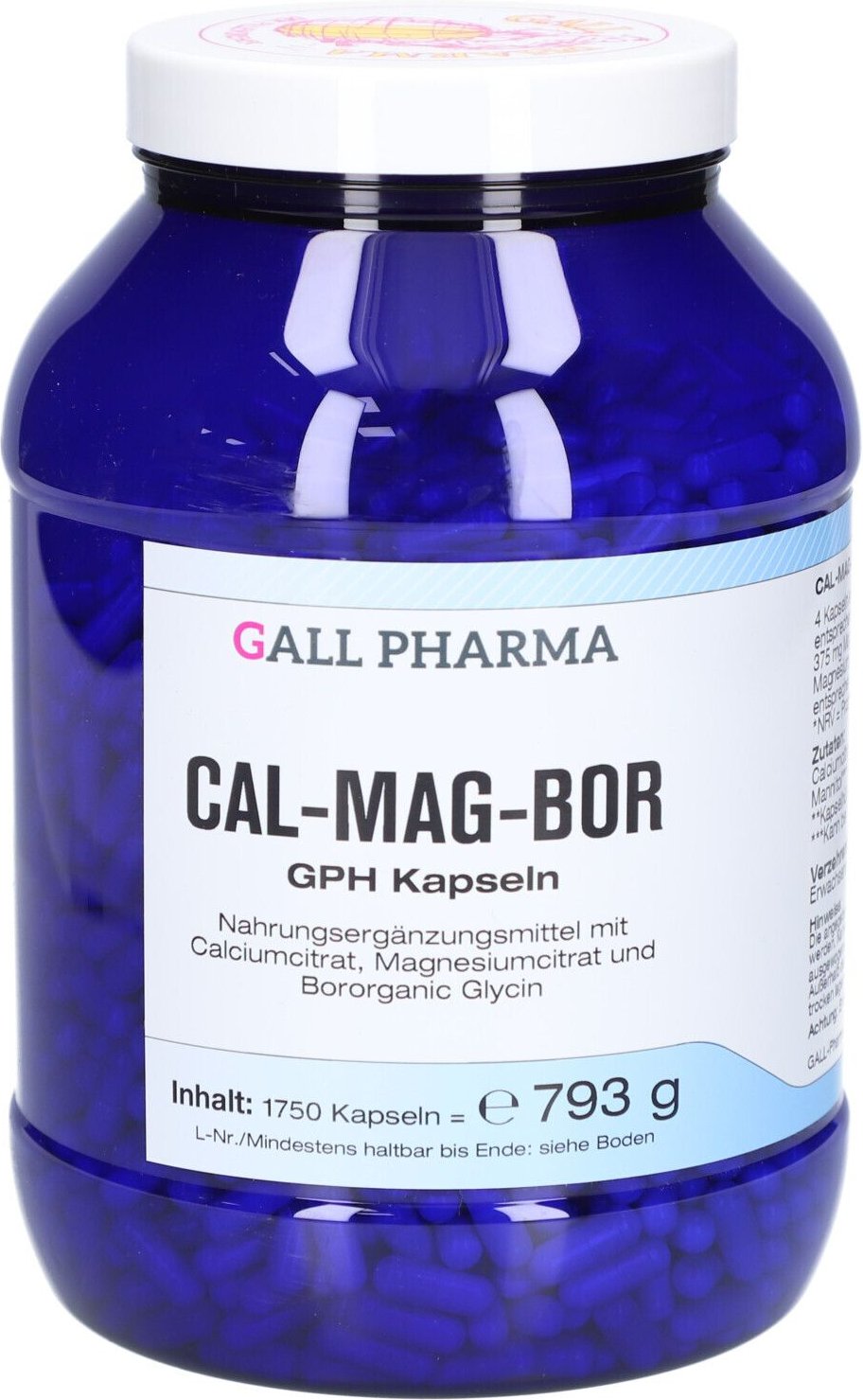 CAL-MAG-Bor GPH Kapseln 1750 St