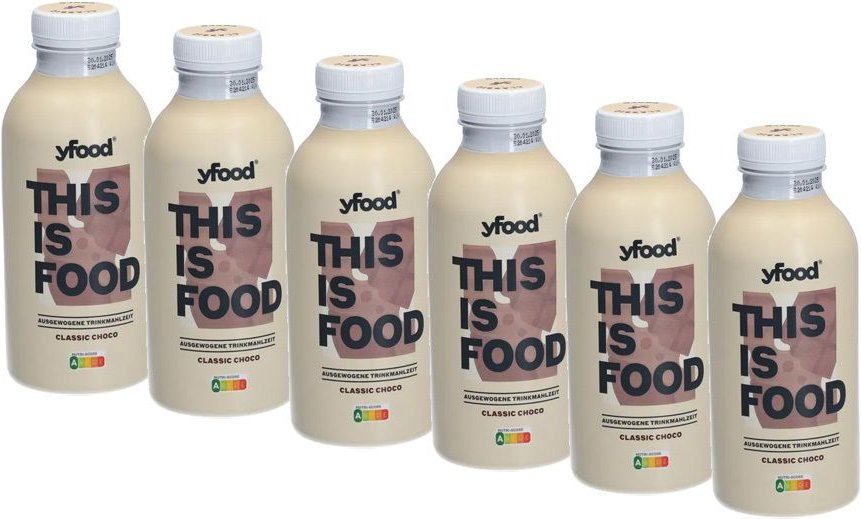 YFood Drink Classic Choco 500 ml 6er-Pack 6x500 Trinklösung