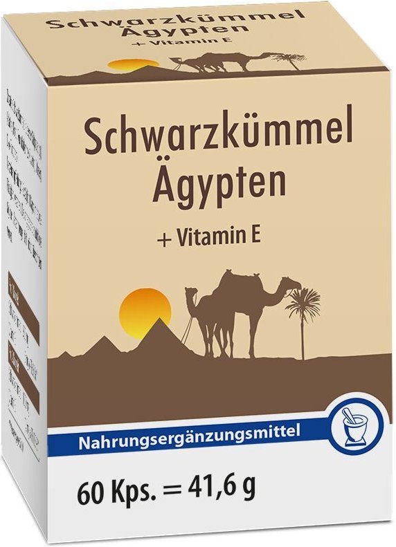 Schwarzkümmel Ägypten+E Kapseln 60 St