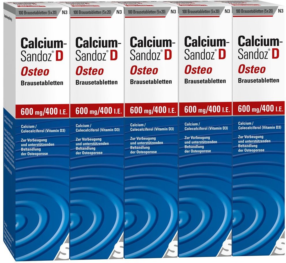 Calcium Sandoz D Osteo Brausetabletten 100 St