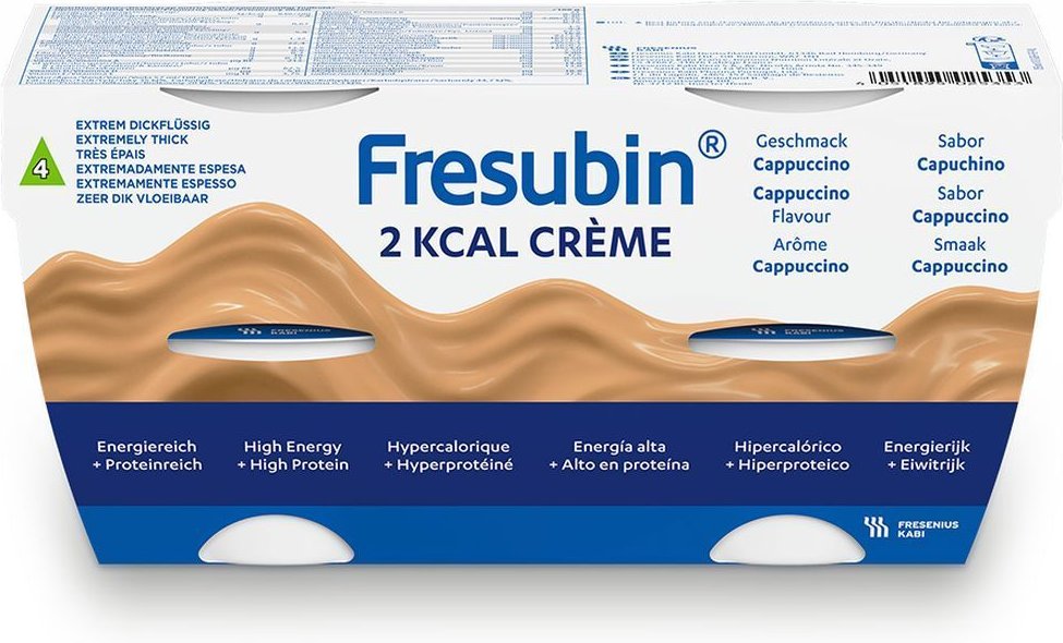 Thumbnail - Fresubin 2 kcal Creme Cappuccino im Becher 4x125 g Flüssigkeit