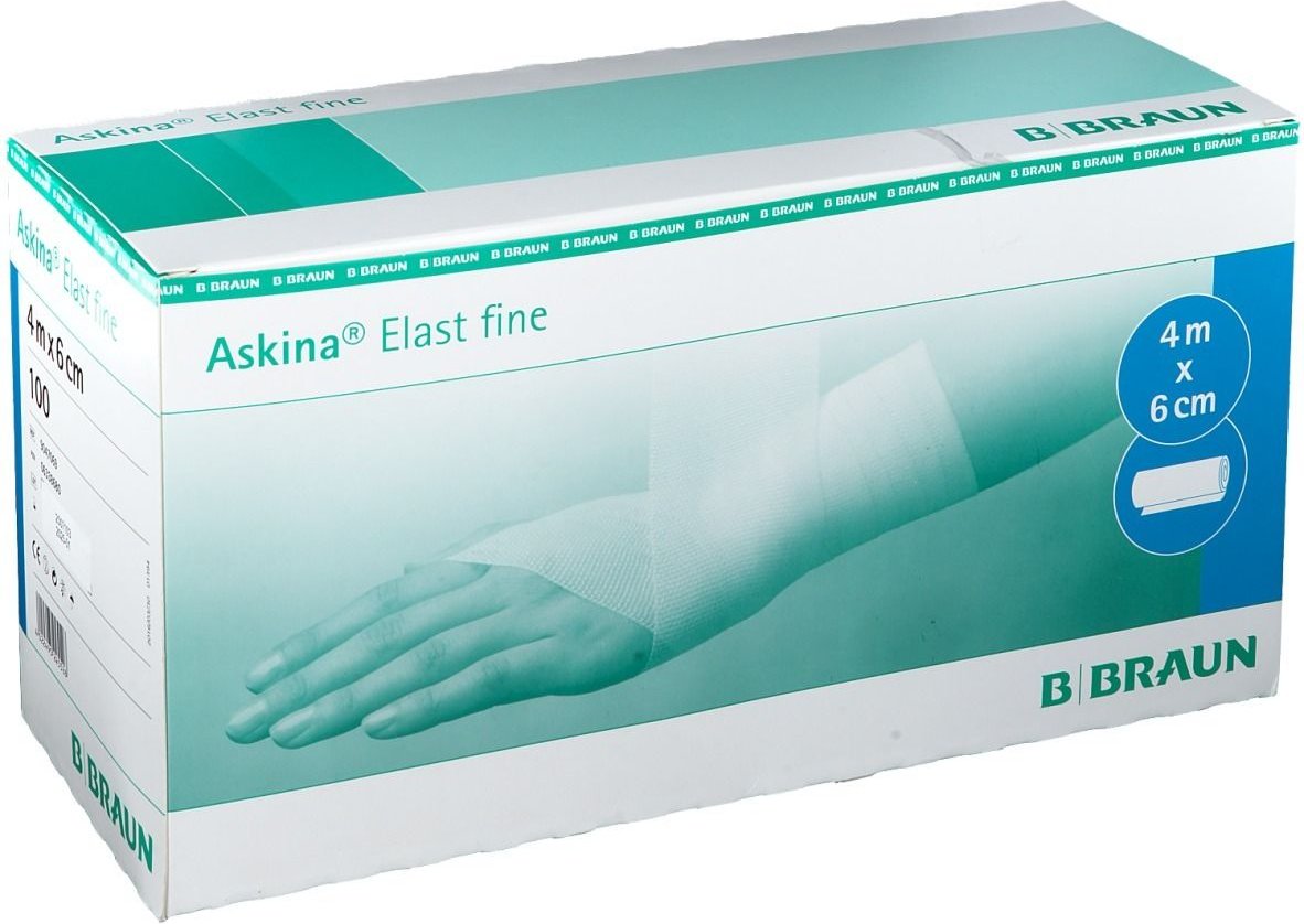 Askina Elast Fine Binde 6 cmx4 m lose 100 St Binden