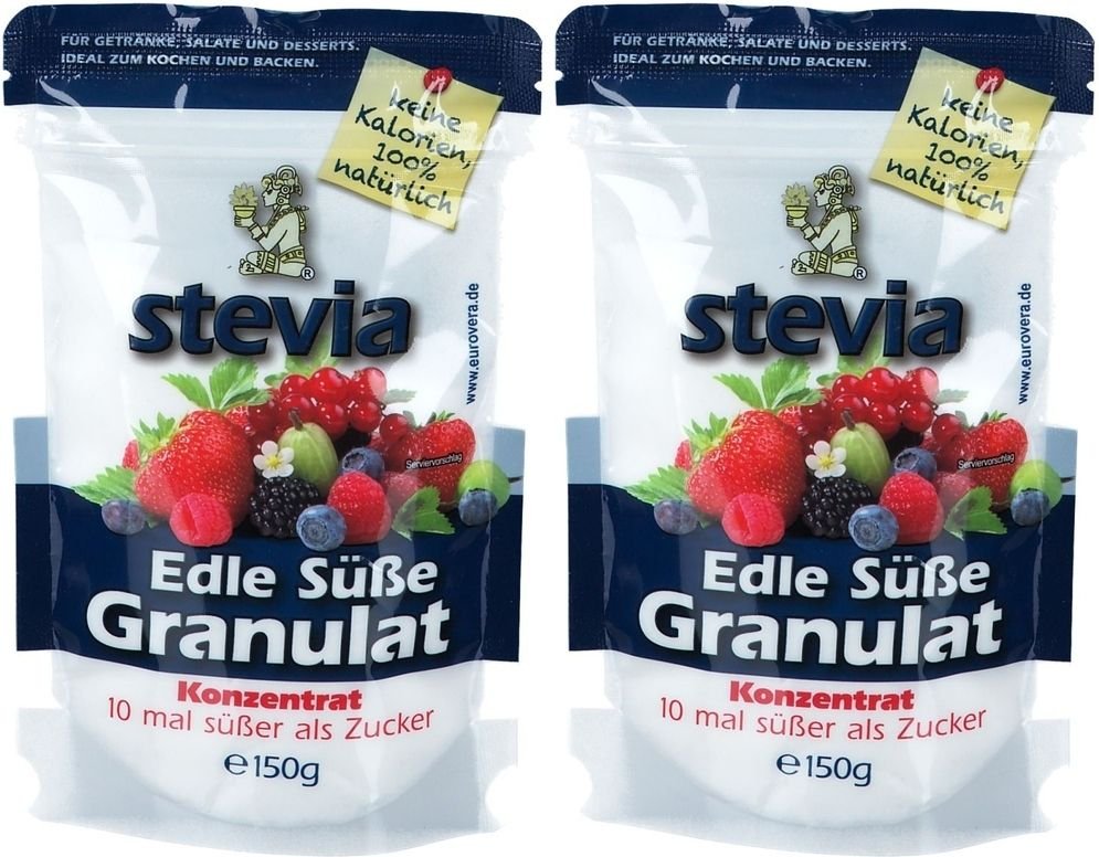 Stevia Edle Süße Granulat 2x 2x150 g