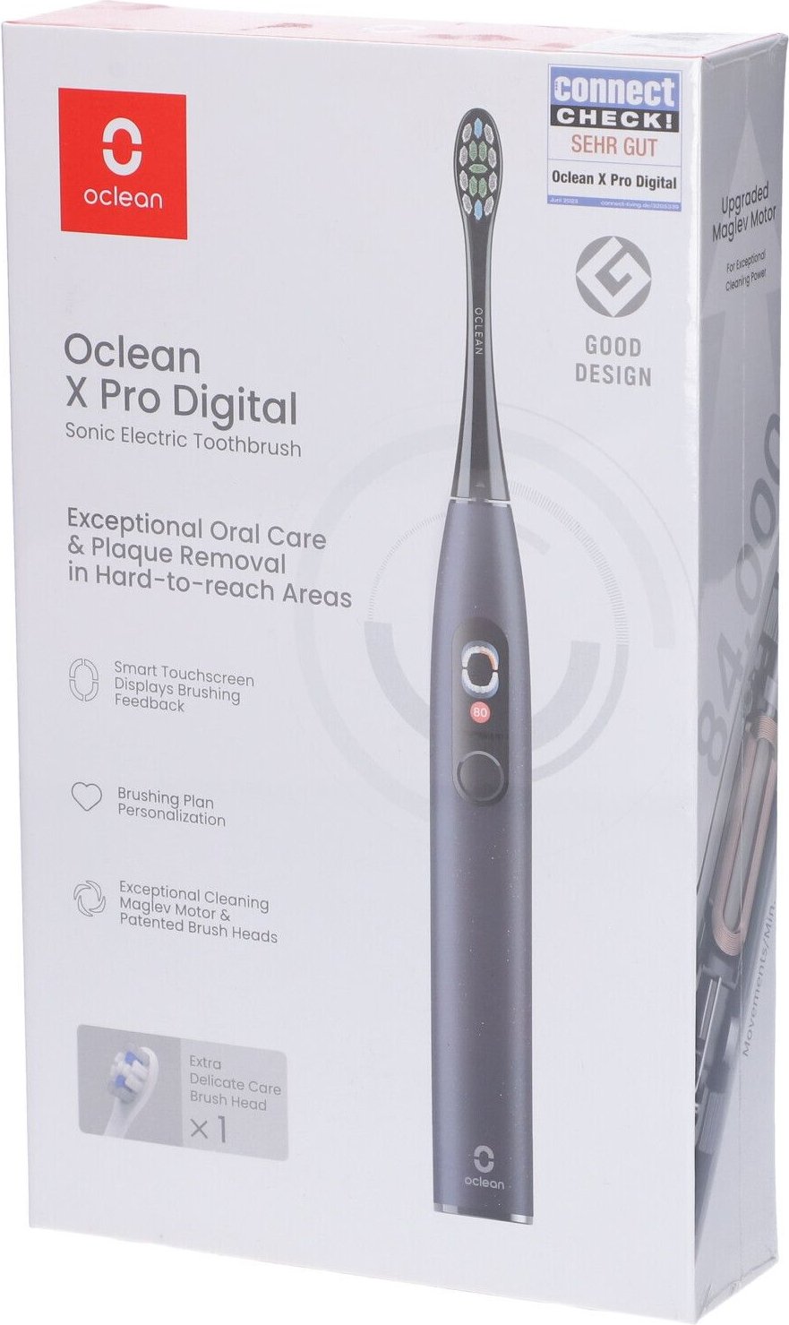 Thumbnail - Oclean X PRO Digital Dark Blue 1 St Zahnbürste