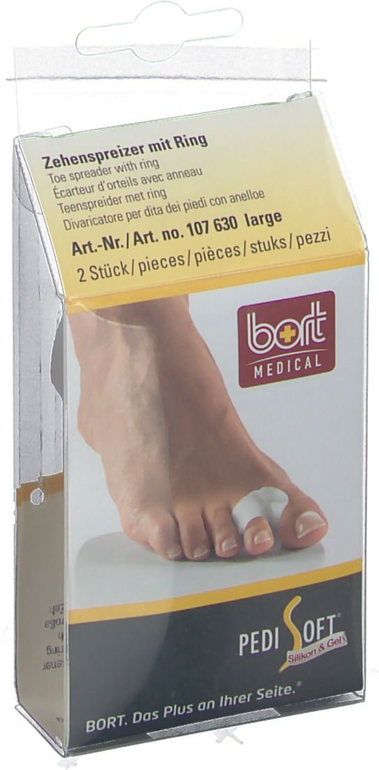 Bort PediSoft Zehenspreizer Gel mit Ring large 2 St