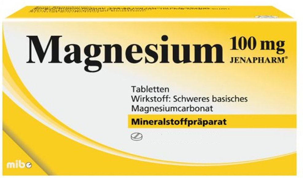 Magnesium 100 mg Jenapharm Tabletten 20 St