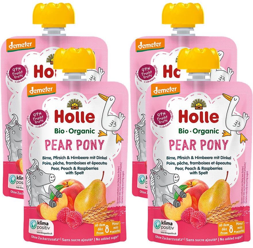 Holle Pear Pony 4er Set 4x100 g Trinklösung