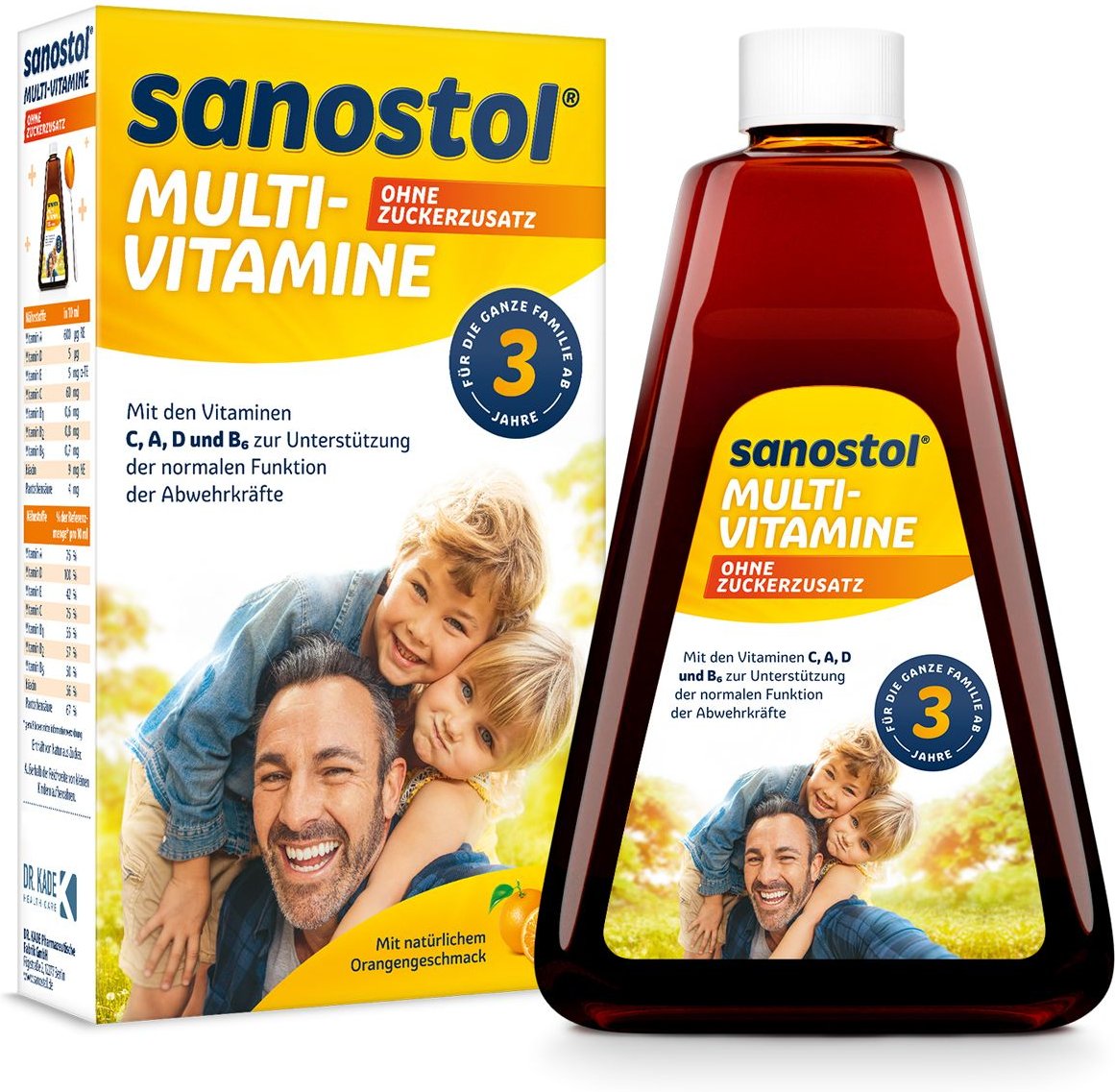 Sanostol ohne Zuckerzusatz Saft 230 ml