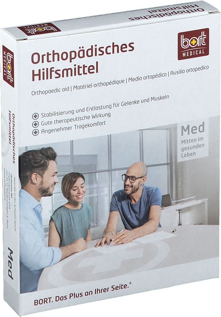 Bort Handgelenkstütze m.eingef.Daumenaussp.M haut 1 St Bandage(s)