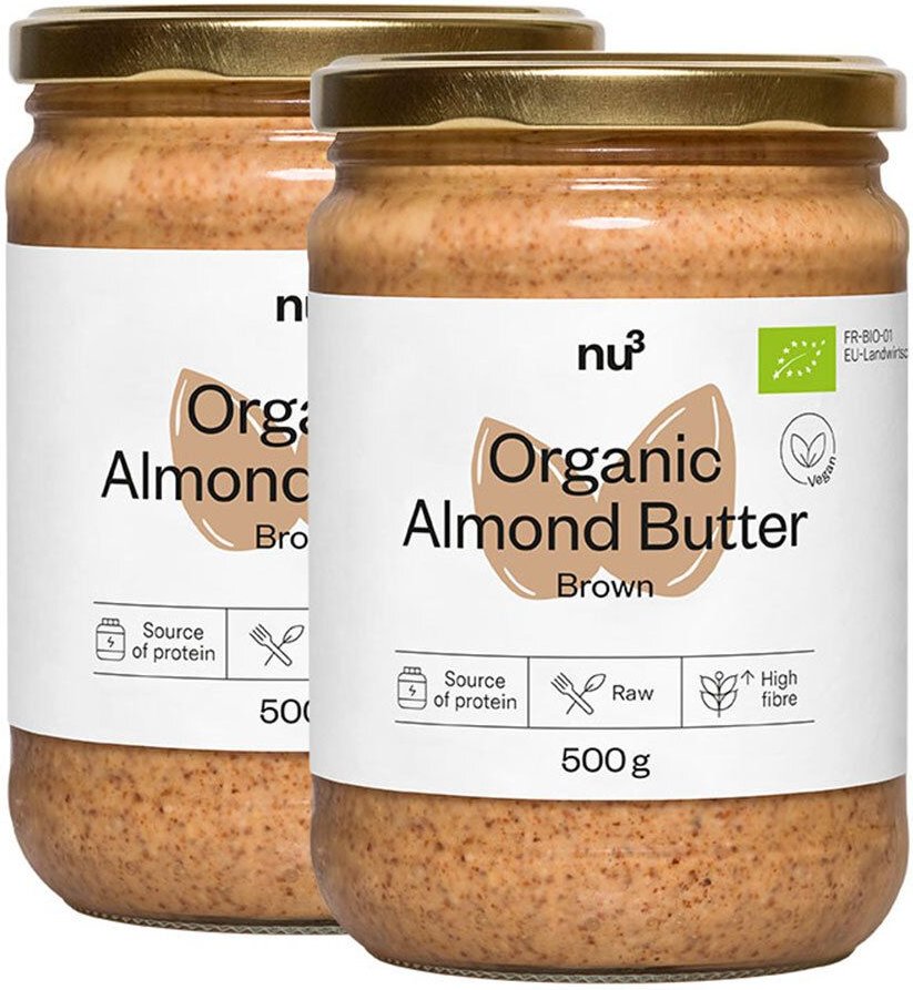 nu3 Mandelmus, braun 2x500 g Sonstige