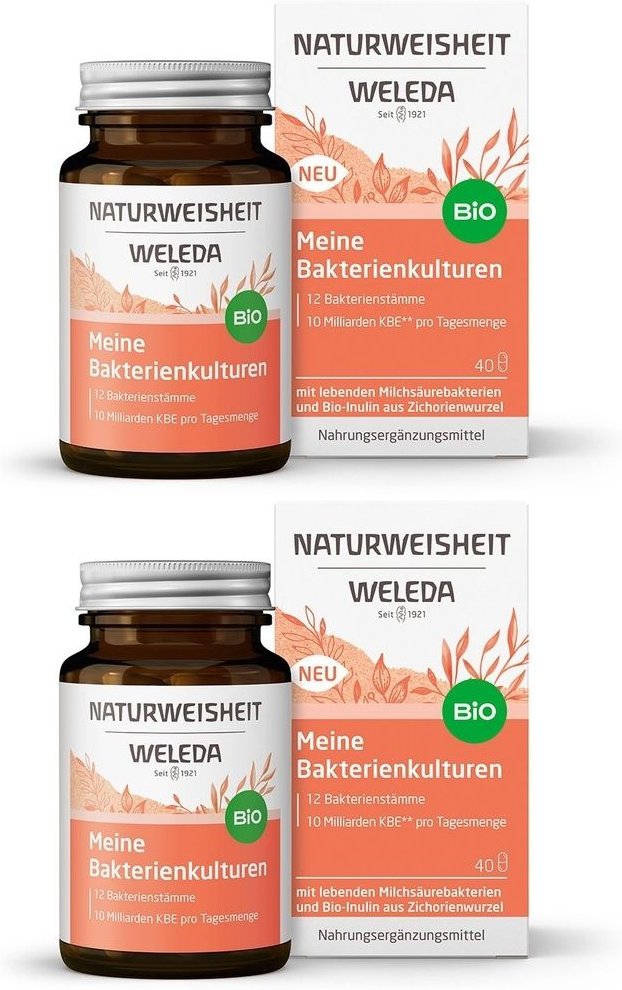 Naturweish MEI Bakterienku Bio 2x 2x40 St Kapseln
