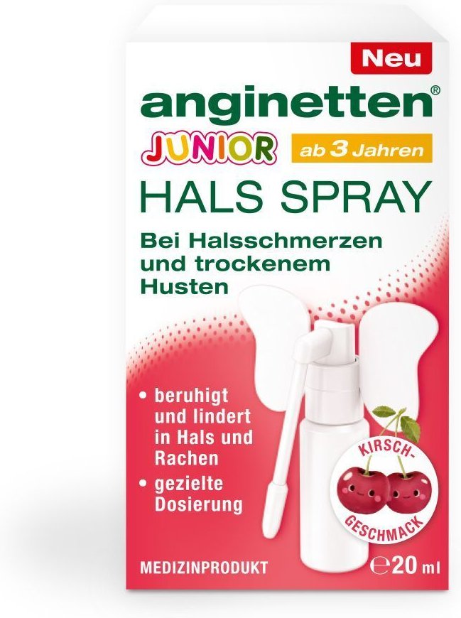 Anginetten Halsspray Junior ab 3 Jahren