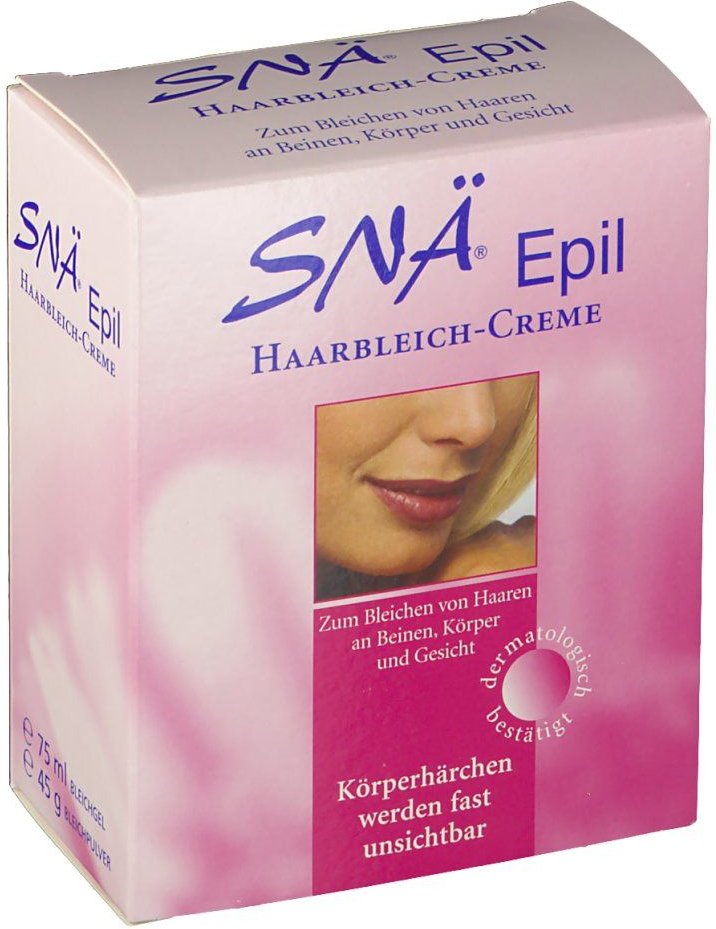 Haarbleich Creme Snae Epil Set 1 St Kombipackung