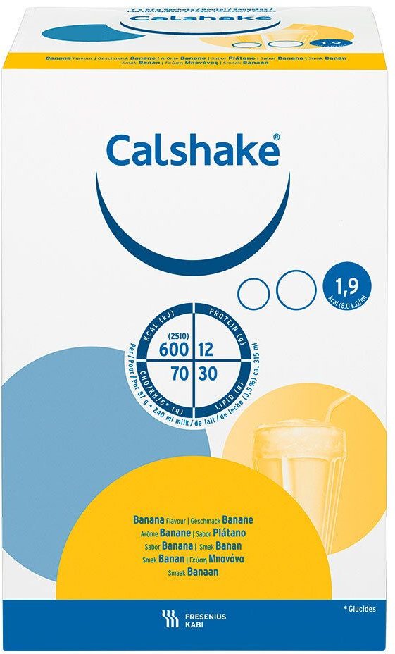Calshake Banane Beutel Pulver