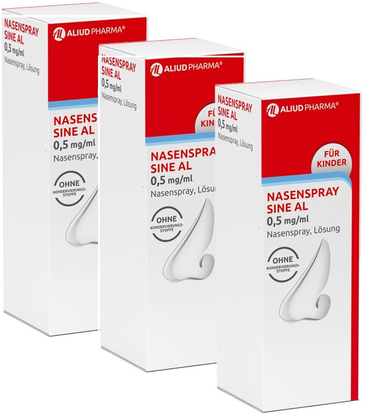 Thumbnail - Nasenspray sine AL 0,5 mg/ml x3 3x10 ml