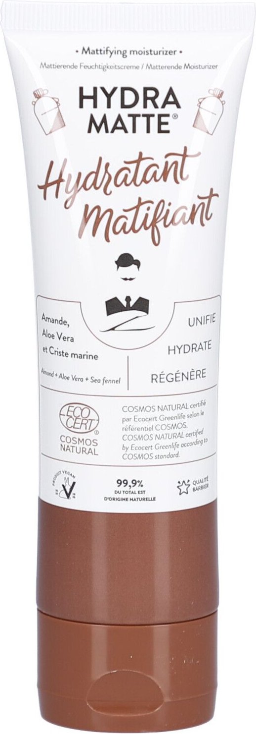 Monsieur Barbier Hydra Matte Hydratant Matifiant Visage - Crème hydratante matifiante. 75 ml Hautcreme