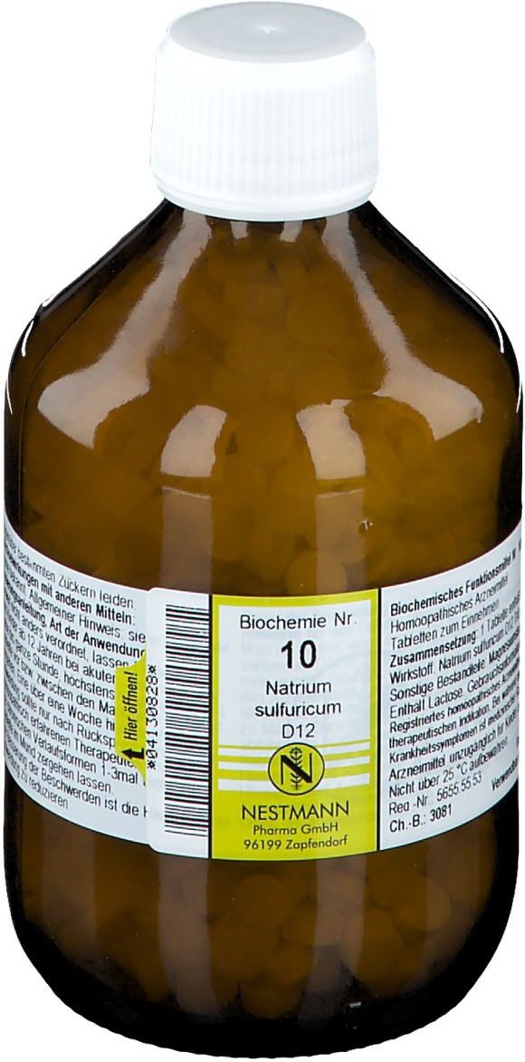 Biochemie 10 Natrium sulfuricum D 12 Tabletten