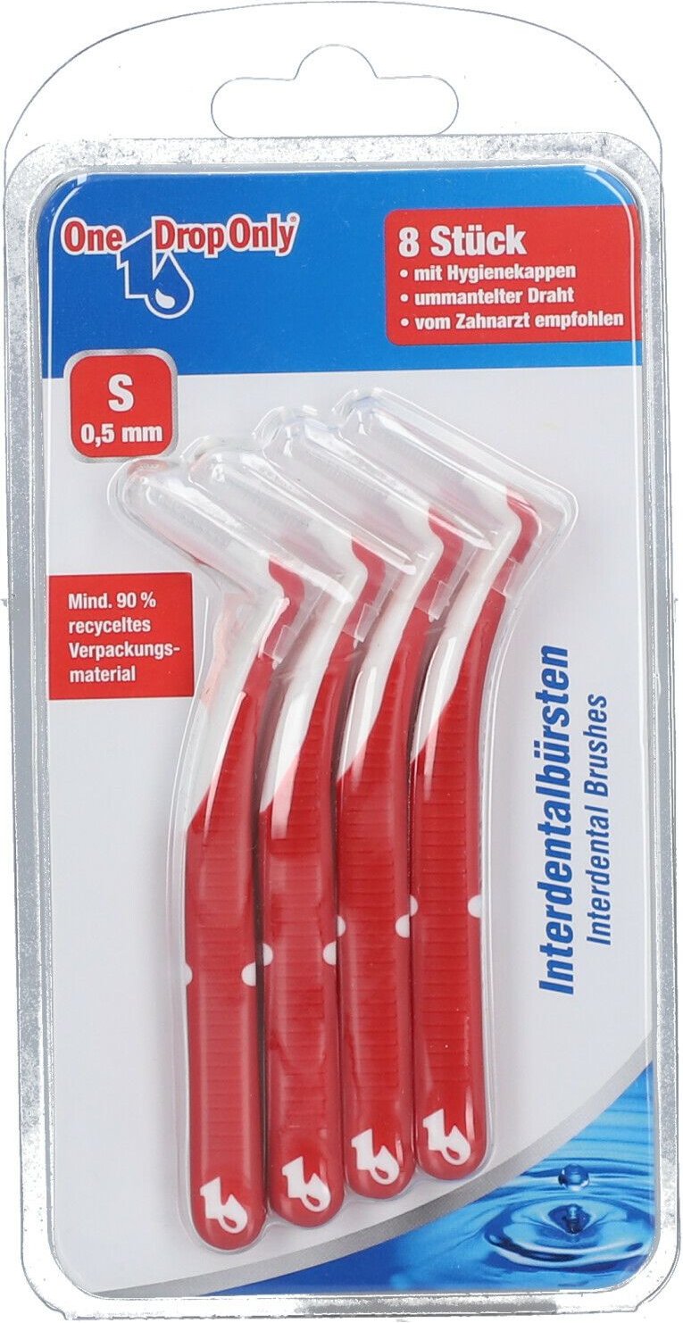ONE Drop Only Interdentalbürsten S 0,5 mm 8 St Zahnbürste