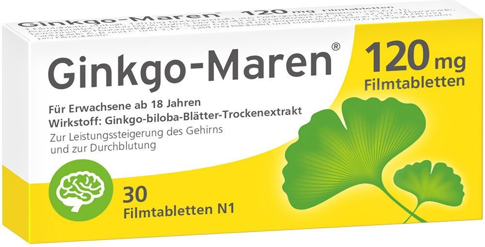 Ginkgo-Maren 120 mg Filmtabletten 30 St
