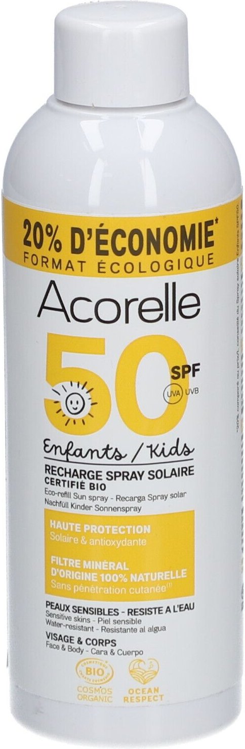 Acorelle SPR Kids Spf50 Rech 150Ml 150 ml Liquidum