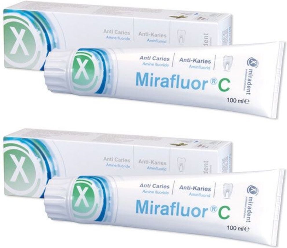 Miradent Mirafluor C ZCR x2 2x100 ml Zahncreme