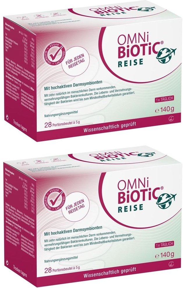 Omni BiOTiC Reise Pulver Beutel 2x 2x28x5 g