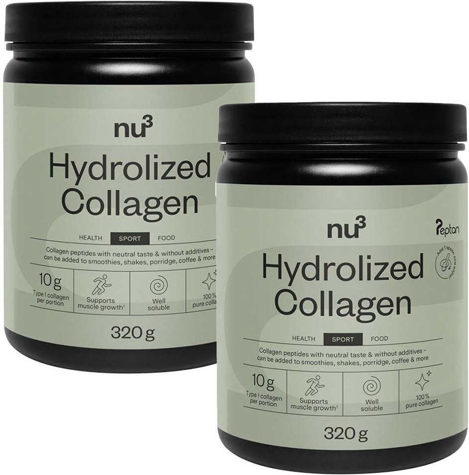 nu3 Kollagenhydrolysat, Pulver Doppelpack 2x320 g