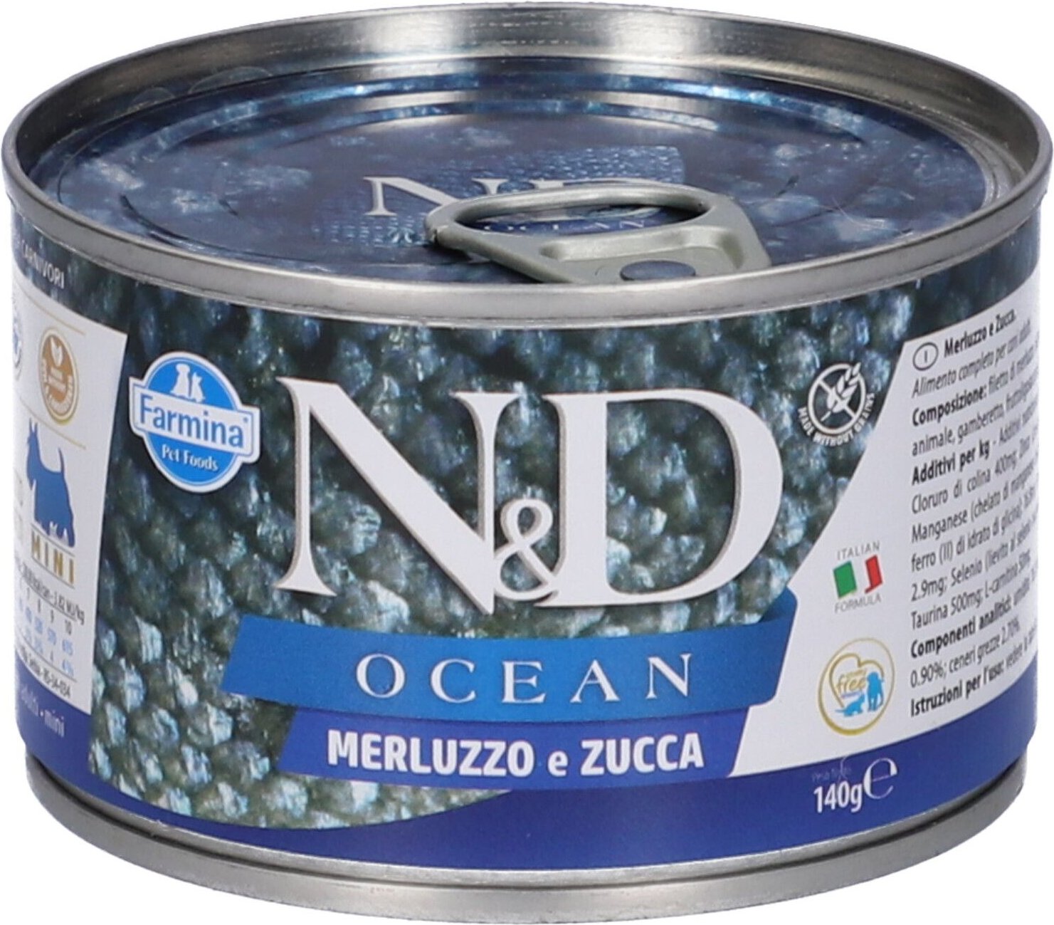 N&D DOG Ocean Cod&Pump 140G 140 g Futter