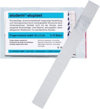 Aluderm aluplast stabil Fingerverband 2x18 cm 10 St Pflaster