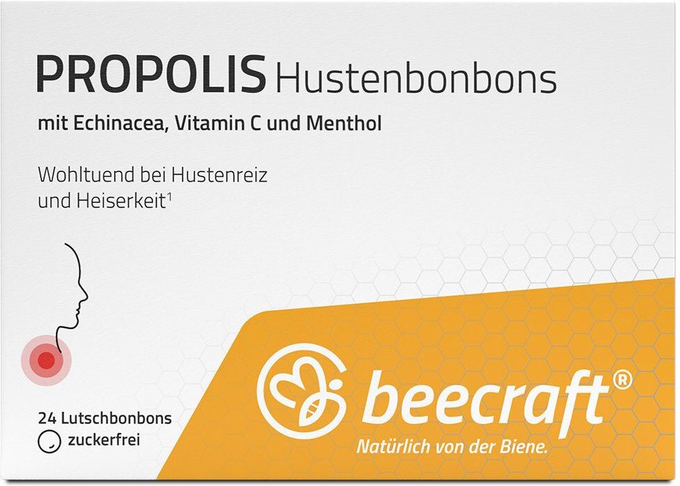 Beecraft Propolis Husten-Bonbons 24 St Bonbons