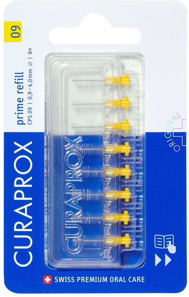 Thumbnail - Curaprox CPS 09 prime Interdentalbürsten Refill 8 St Zahnbürste