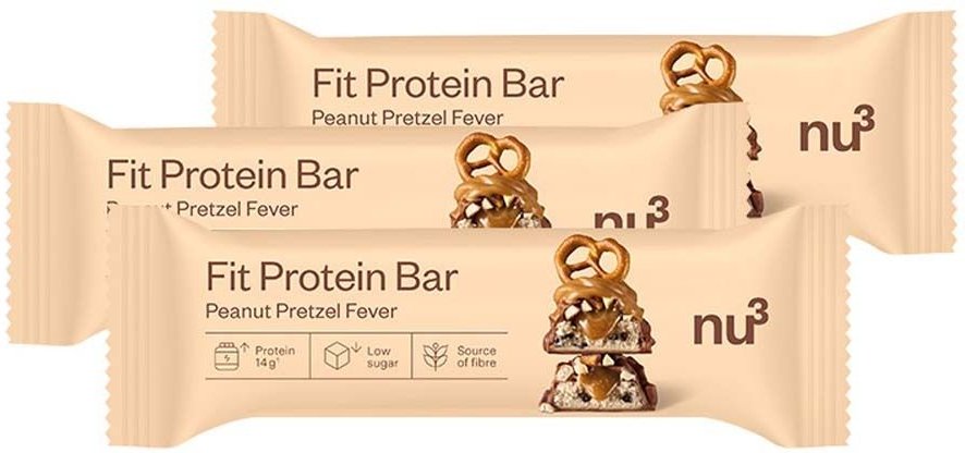 nu3 Fit Protein Bar Peanut Pretzel 3x55 g Riegel