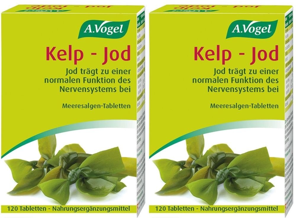 A.vogel Kelp-Jod Tabletten vegan 2x 2x120 St
