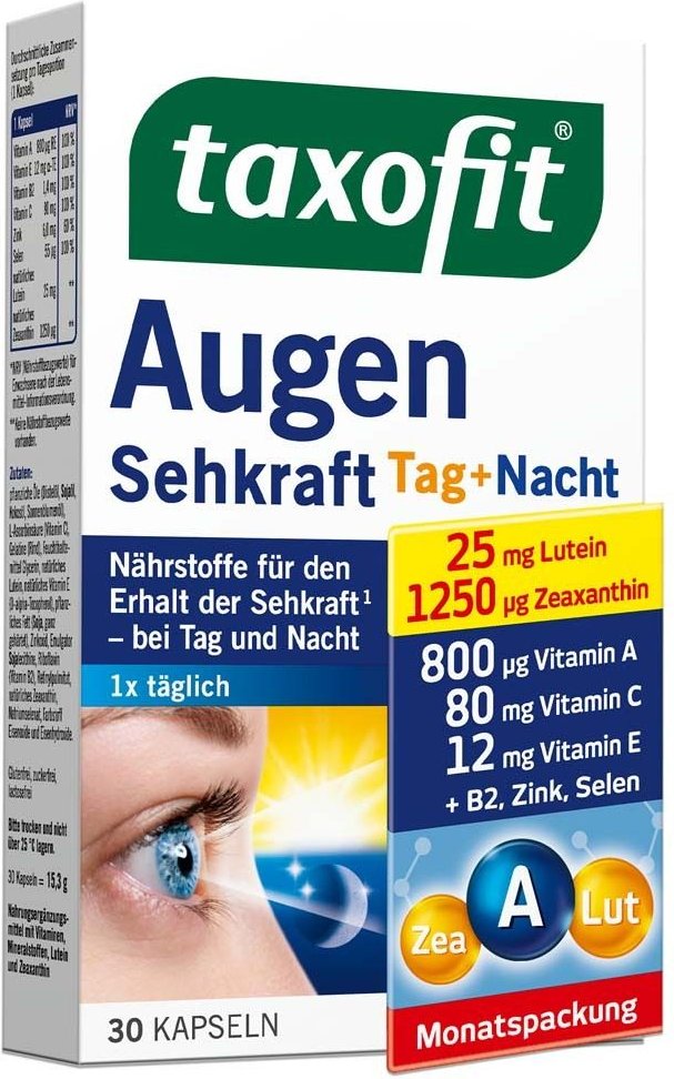 Taxofit Augen Sehkraft Kapseln 30 St