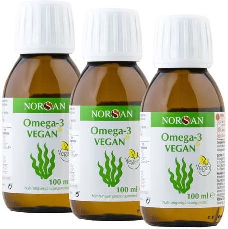3x Norsan Omega-3 vegan flüssig 3x100 ml Flüssigkeit