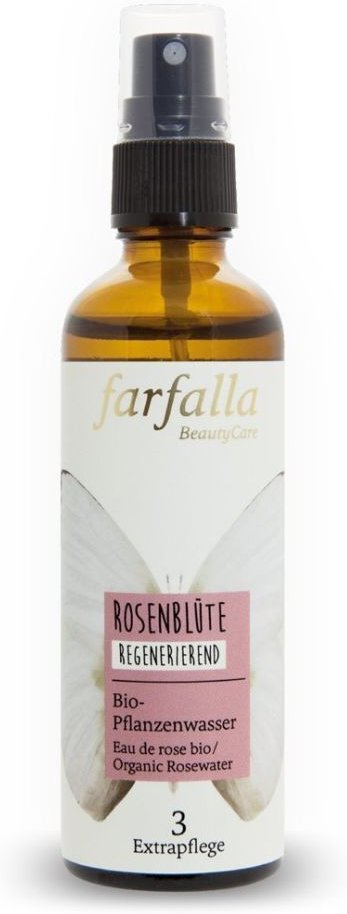 Farfalla Bio-Pflanzenwasser Rosenblüte Spr 75 ml Spray