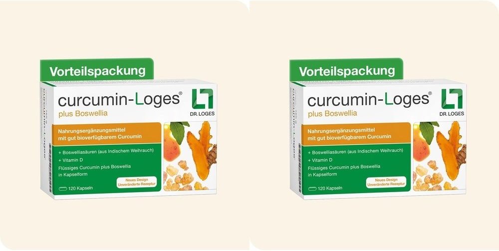 Thumbnail - curcumin-Loges plus Boswellia x2 2x120 St Kapseln