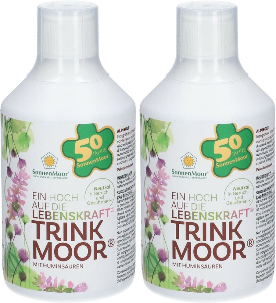 SonnenMoor Trink Moor Doppelpack 2x500 ml Flüssigkeit