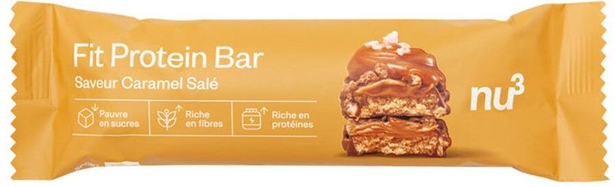 nu3 Fit Protein Bar, Salted Caramel 55 g Riegel
