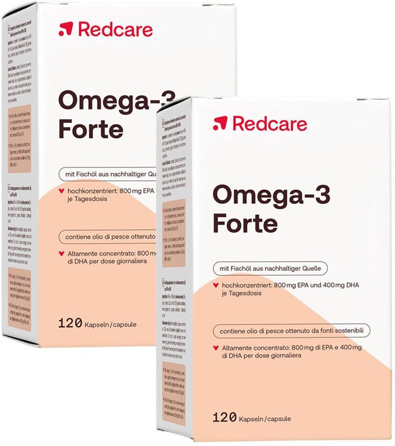 Redcare Omega-3 Forte Kapseln Doppelpack 240 St