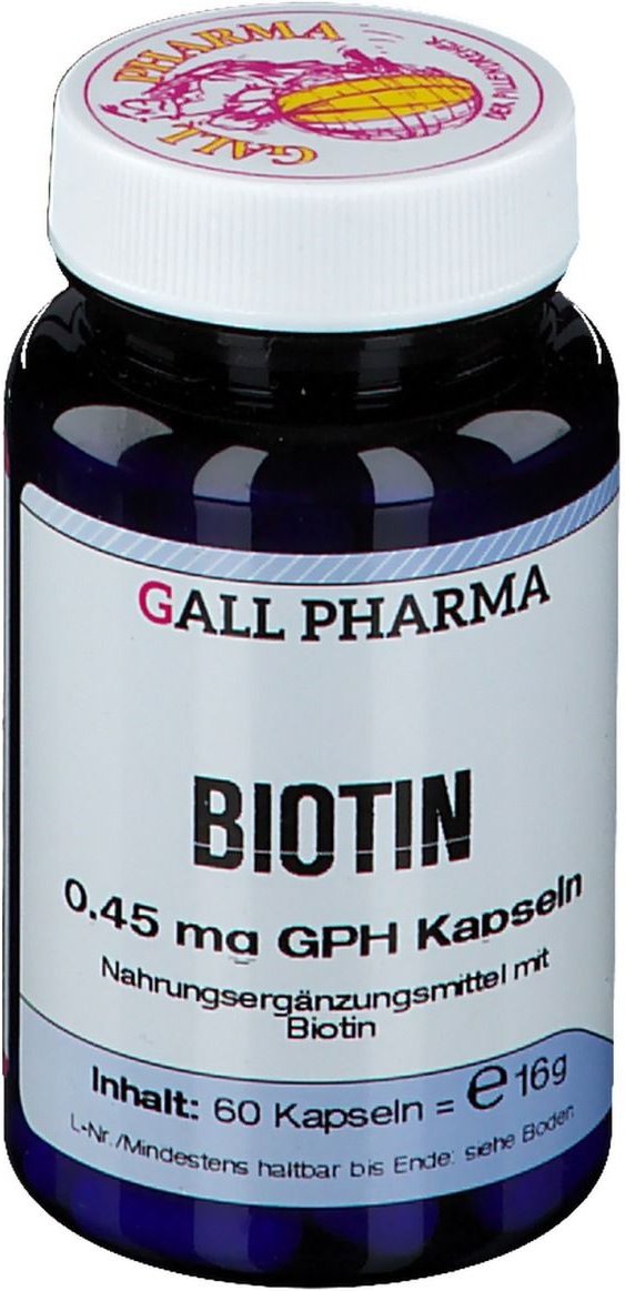 Biotin 0,45 mg GPH Kapseln 60 St