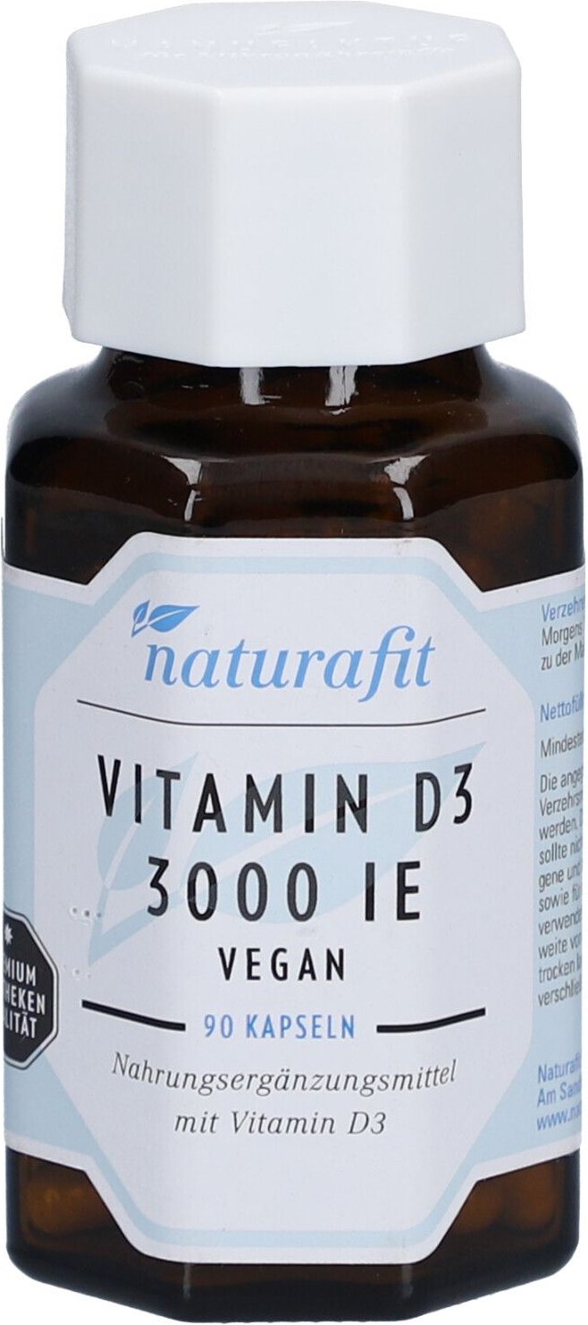 Naturafit Vitamin D3 3000 I.e. Kapseln 90 St