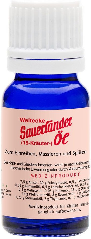 Thumbnail - Sauerländer 15 Kräuter Öl 10 ml