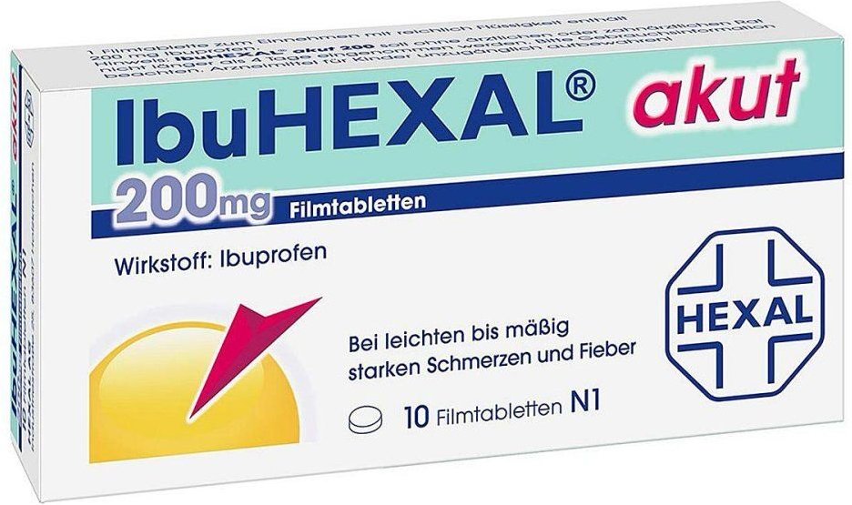 Ibuhexal akut 200 Filmtabletten 10 St