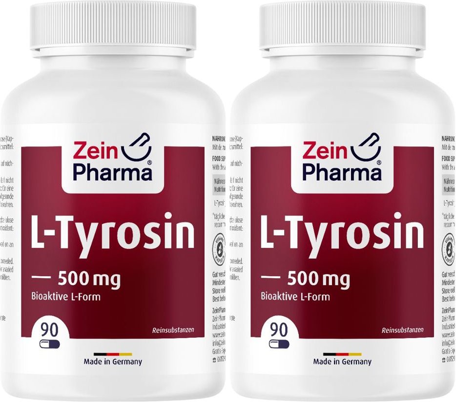 ZeinPharma L Tyrosin Kapseln 500 mg Doppelpack 2x120 St