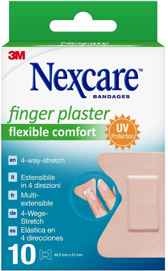 Nexcare Fingerpflaster comfort flexible 44,5x51 mm 10 St Pflaster