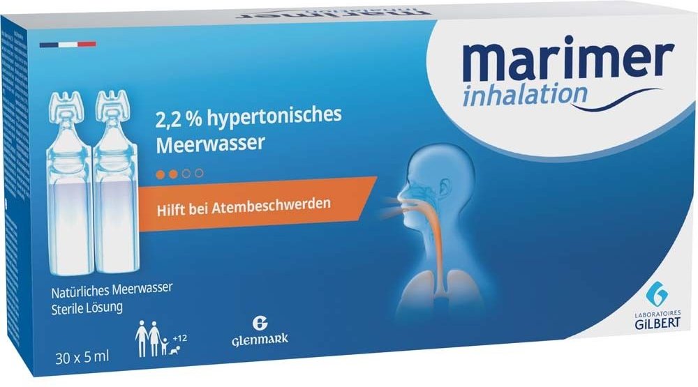 Marimer Inhalation Meerwasser hyperton.2,2% Inh.L. 30x5 ml Inhalationslösung